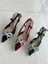 Women Sexy Bow Spring/summer Heel